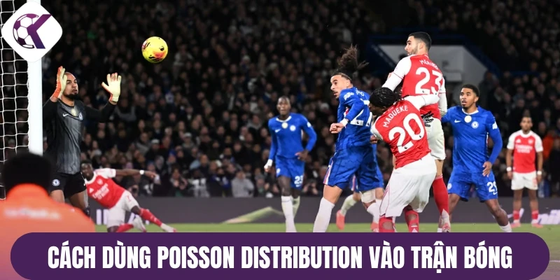 Cách dùng Poisson Distribution vào trận bóng