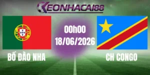 kèo bóng đá bồ đào nha vs ch congo 18/06/2026