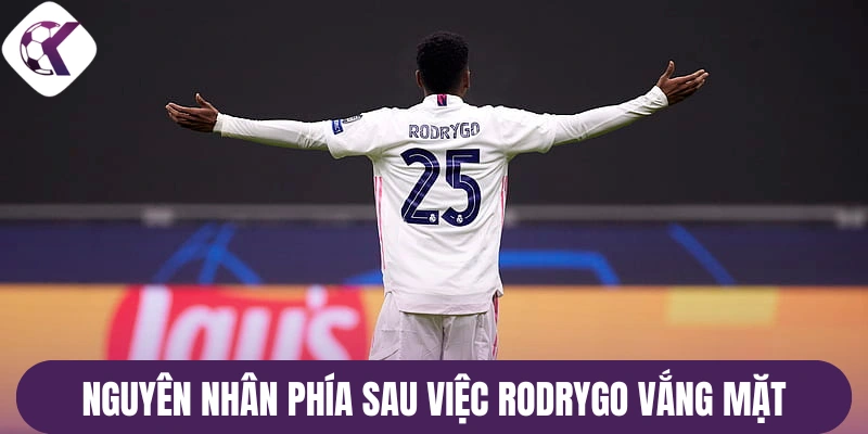 Nguyên nhân phía sau việc Rodrygo vắng mặt