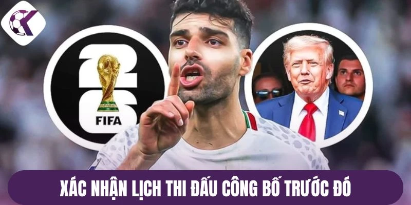 Xác nhận lịch thi đấu công bố trước đó